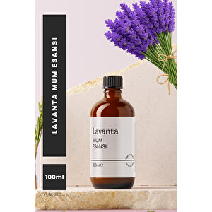 Lavanta Mum Esansı 100 Ml, Yüksek Kalite Mum Esansı, Mum Koku Esansı, Soya Wax Esansı