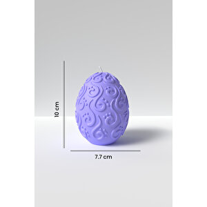 Büyük Paskalya Yumurtası Mum Silikon Kalıp M1 - Easter Mum Kalıbı Soya Wax Mum Yapım Malzemeleri