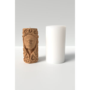 Kadın Heykeli Mum Silikon Kalıp M2 - Wild Women Mum Kalıbı - Kadın Mum Silikon Kalıbı 12 X 6 Cm - M2