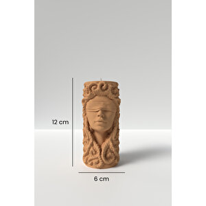 Kadın Heykeli Mum Silikon Kalıp M2 - Wild Women Mum Kalıbı - Kadın Mum Silikon Kalıbı 12 X 6 Cm - M2