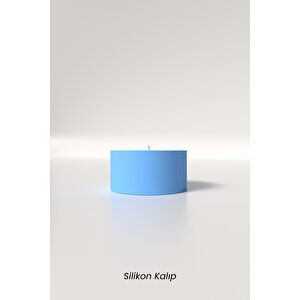 Küçük Boy Beton Mumluk Ve Tealight Silikon Kalıp H1 - Dekoratif  Beton Mumluk Kalıbı
