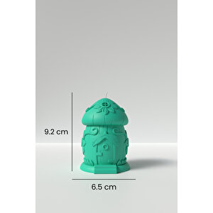 Mantar Evi Mum Silikon Kalıp M2 -hobbit Evi Mum Silikon Kalıp, Mum Yapım Malzemeleri  9.2 X 6.5 Cm