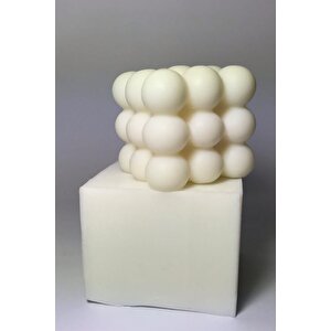 Büyük Bubble Mum Silikon Kalıp - Mum Yapım Için Silikon Kalıp 6x6 Cm