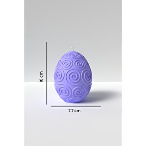 Büyük Paskalya Yumurtası Mum Silikon Kalıp M2 - Easter Mum Kalıbı Soya Wax Mum Yapım Malzemeleri