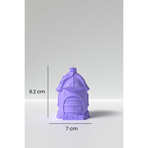 Mantar Evi Mum Silikon Kalıp M3 -hobbit Evi Mum Silikon Kalıp, Mum Yapım Malzemeleri  9.2 X 7 Cm