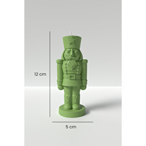 Fındıkkıran Mum Silikon Kalıp - Yılbaşı Ve Christmas Temalı Nutcracker Silikon Kalıbı 12x5 Cm
