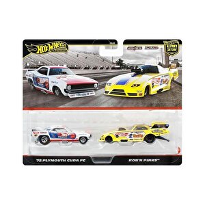 Hot Wheels Premium 72 Plymouth Cuda Fc Ve Rob N Pinks Jbl01