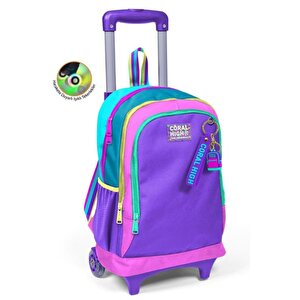 Pembe Pastel Renkli Çekçekli Okul Çantası 23959