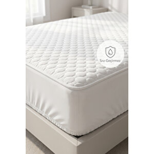 Cennet Yatak Pureluxury Tek Kişilik Sıvı Geçirmez Alez Pamuk Yüzey Nefes Alan Full Kenar Lastikli 120x200 cm