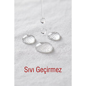 Cennet Yatak Cottonsafe Tek Kişilik Sıvı Geçirmez Alez Full Kenar Lastikli Pamuk Yüzey Terletmez 120x200 cm