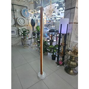 Modern Ahşap Led Lambader | Kumandalı 3 Renk | El Yapımı 145 Cm