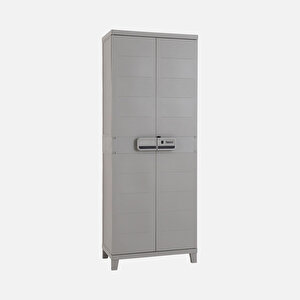 Smart 3 Raflı Plastik Dolap Gri