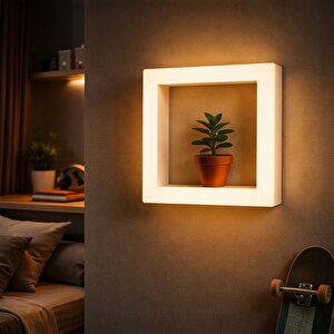 Fibrika Store Framelight Kare Duvar Ve Masa Lambası