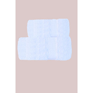 2’li Havlu Seti %100 Pamuk 70x140 Banyo + 50x90 El Yüz Havlusu Dry Forever Beyaz Beyaz