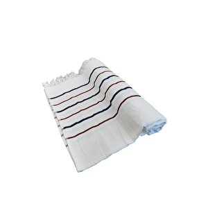 Banyo Deniz Plaj Peştemal Havlusu %100 Pamuklu 70x150 Cm Beyaz 1000 Beyaz