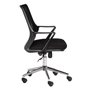 Alf Fileli Çalışma Koltuğu | Ergonomik Şef Ve Toplantı Koltuğu Siyah Fileli Siyah