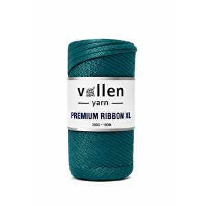 Premıum 200gr/4mm Polyester Ribbon Ip,makrome Ipi,çanta Ipi,hobi Ipi,supla Ipi Petrol Mavisi