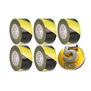Pass Emniyet Uyarı İkaz Şerit Bandı Büyük 6 Cm X 360 Metre 5 Adet