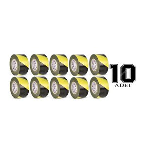 Pass Emniyet Uyarı İkaz Şerit Bandı Büyük 6cm X 360 Metre 10 Adet