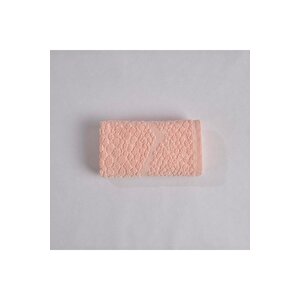 Velune %100 Pamuk Yüz Havlusu Pembe Bej Kutu 4lü 30x50 Cm