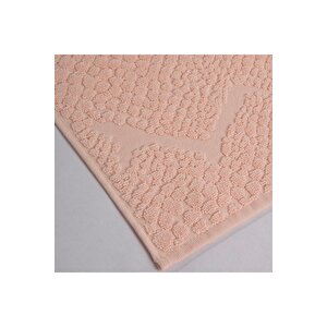 Velune %100 Pamuk Yüz Havlusu Pembe Bej Kutu 4lü 30x50 Cm