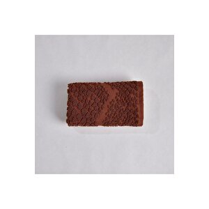 Velune %100 Pamuk Yüz Havlusu Kahve Bej Kutu 4lü 30x50 Cm