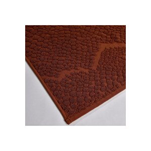 Velune %100 Pamuk Yüz Havlusu Kahve Bej Kutu 4lü 30x50 Cm