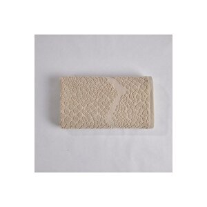 Velune %100 Pamuk Yüz Havlusu Pembe Bej Kutu 50x80 Cm
