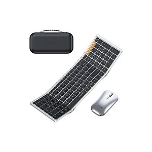 Xkm01 Siyah-gümüş Kablosuz Klavye Mouse Seti (cp016850)