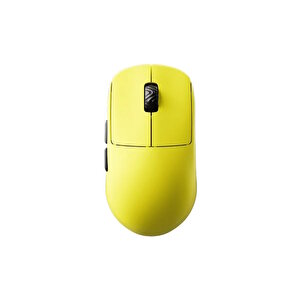 V8 8k Hz Pixart 3950 Sensör Sarı Kablosuz Simetrik Gaming Mouse