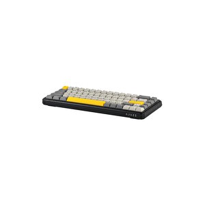 Ak680 Max Gri Front Printed Magnetic Rice Manyetik Switch Rgb Hotswap Mekanik Gaming Klavye