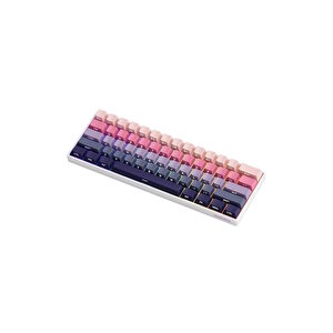 Monsgeek Fun60 Max Shine-through Phantom Pink He Manyetik Switch Argb Kablosuz Gaming Klavye