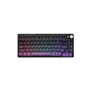 He75 Mag Black Purple He Gateron White Manyetik Switch Rgb Kablosuz Mekanik Gaming Klavye