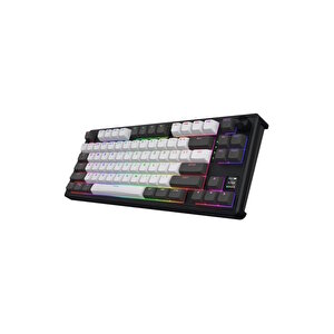 Skyfall Pro Wireless Grey-black %80 Aurum Vanilla Silent Sw Rgb Kablosuz Klavye (htk4180)