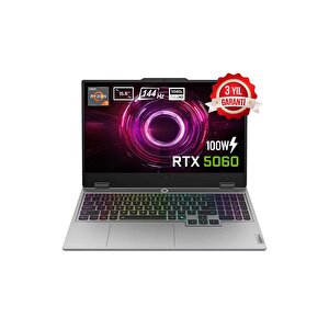 Loq 15ahp10 Ryzen 7 250 16gb Ddr5 1tb Ssd Rtx5060 8gb 15.6 Inç Fhd 144hz Ips Fdos Dizüstü Bilgisayar 83jg008utr