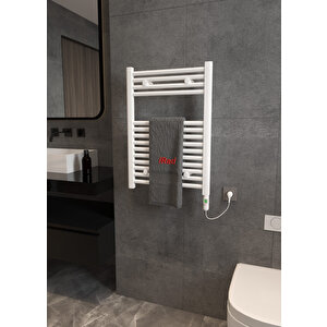 700x500 Beyaz Elektrikli Havlupan - Ht On/off 300 Watt Elektrik Kitli - Kablolu
