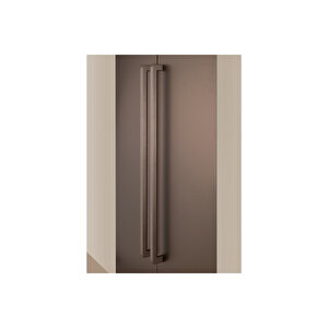 9753 Çekme/sürgü Kapı Kolu Koyu Bronz Saten Rengi 32 Cm (iki Delik Arası Mesafe)