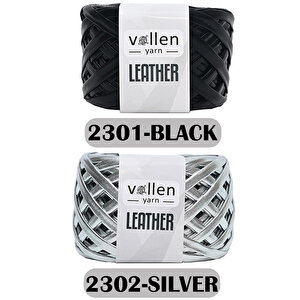Premium Deri Ip,metalik Deri Rafya İp 120gr/60m,çanta Ipi,parlak Penye Ip Siyah