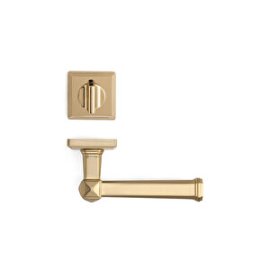 Kayla Rozetli Kapı Kolu Gold Renk Wc (lavabo-banyo-tuvalet Rozetli)