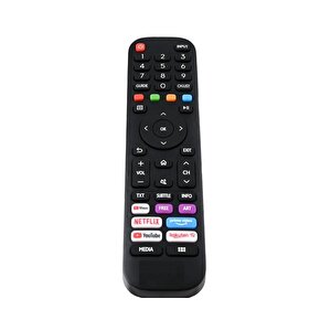 Vestel Ile Uyumlu Model 55uv9750 Smart Vidaa Tv Kumanda-mikrofonsuz