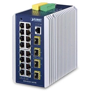 Industrial L3 16-port 10/100/1000t + 4-port 100/1000x Sfp Managed Ethernet Switch
