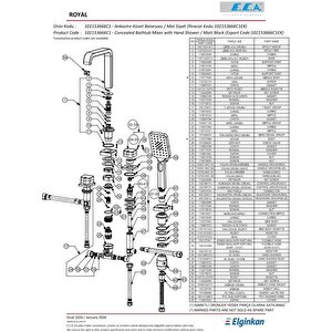 Eca Royal Mat Siyah Ankastre Küvet Bat 102153666c1 Tiera Plus Duş