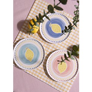 The Mia Italian Summer Pasta Tabağı 6lı Set 19 Cm