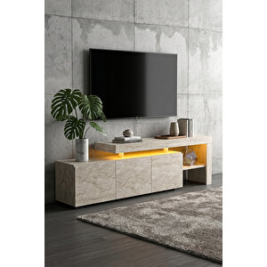 Luma Led Işıklı Tv Ünitesi 160 Cm - Modern Tv Sehpası