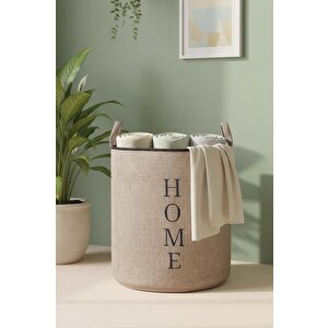 Home Yazılı Çamaşır Sepeti