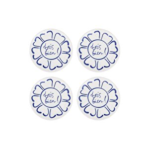 Palma Bardak Altlığı 4lü Set- 10 Cm