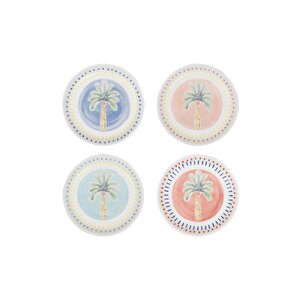 Italian Summer Bardak Altlığı 4lü Set- 10 Cm