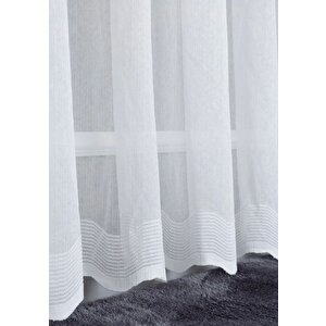 Brode Victoria Düz Avangard Orta Pile Dikim Tül Perde 400x240 cm