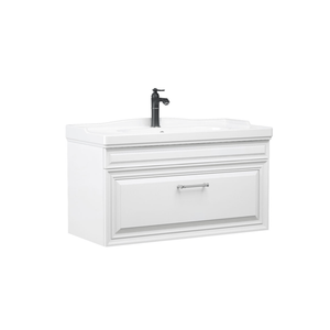 Design 105 Cm Banyo Takımı Mat Beyaz