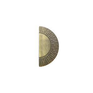 4829 Harmonique Kulp Antik Renk Tek Adet Yarım 128 Mm